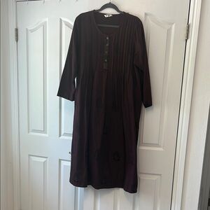 Marketplace of India, soft, loose fitting, midi length, cotton dress.